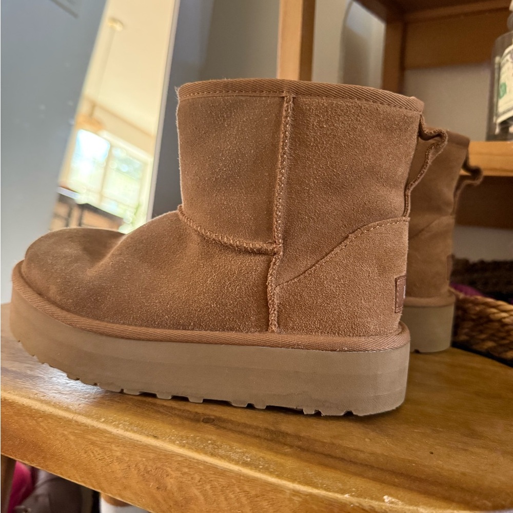 Kids Tan Suede Boots